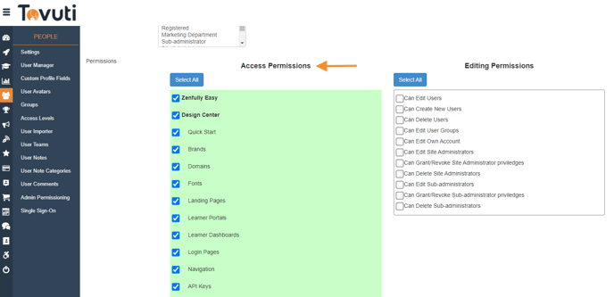Admin Permissioning New Screenshot 2