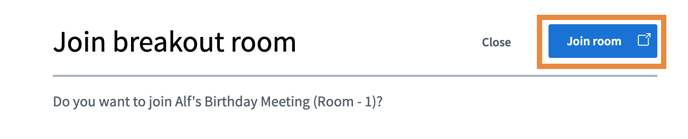 Join a Breakout room as a Learner