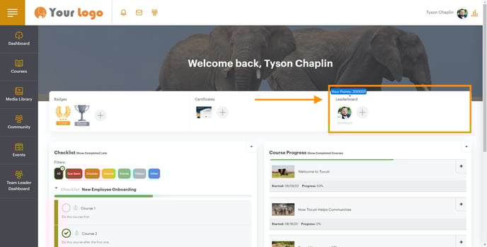 Points on Leaderboard